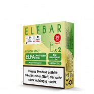 Elf Bar Elfa Pod 20mg - Lemon Mint (2 St�ck Pro ...