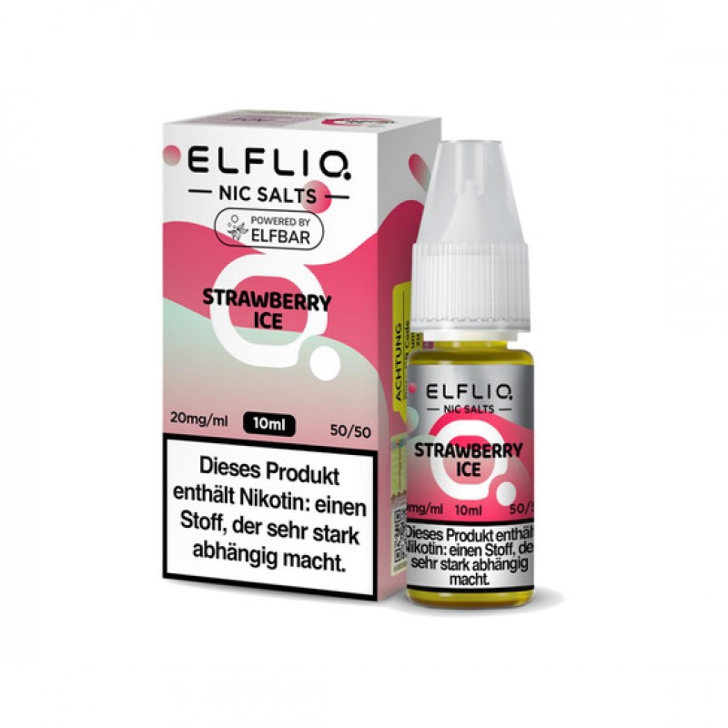 ELFBAR ELFLIQ 10ml - Strawberry Ice Nikotinsalz 10...