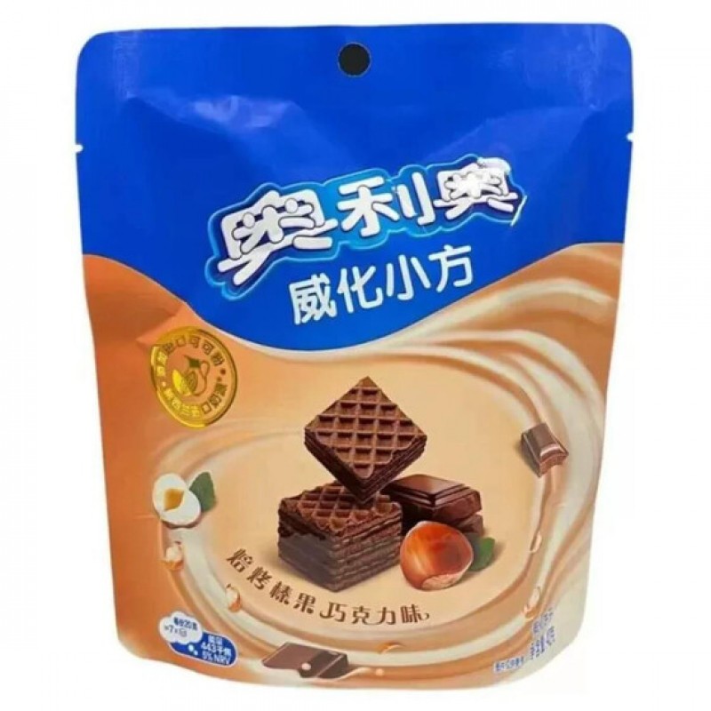 Oreo Wafer Squares Hazelnut Asia 42g