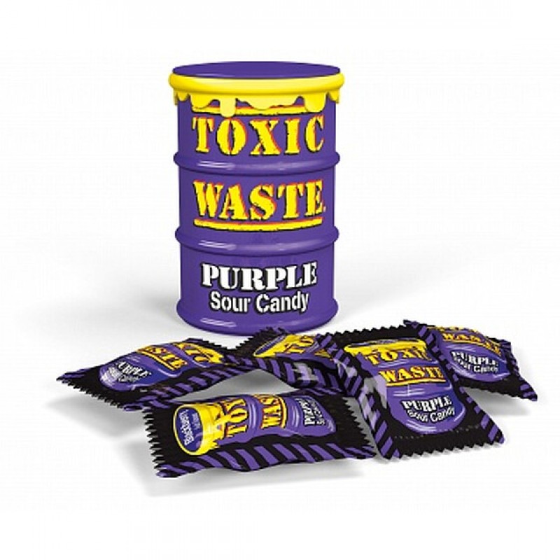 Toxic Waste Purple Sour Candy Drum 42g