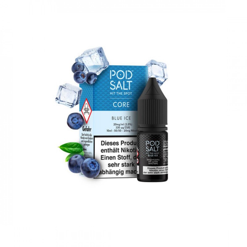 Pod Salt Core - Blue Ice Nikotinsalz Liquid 10ml -...