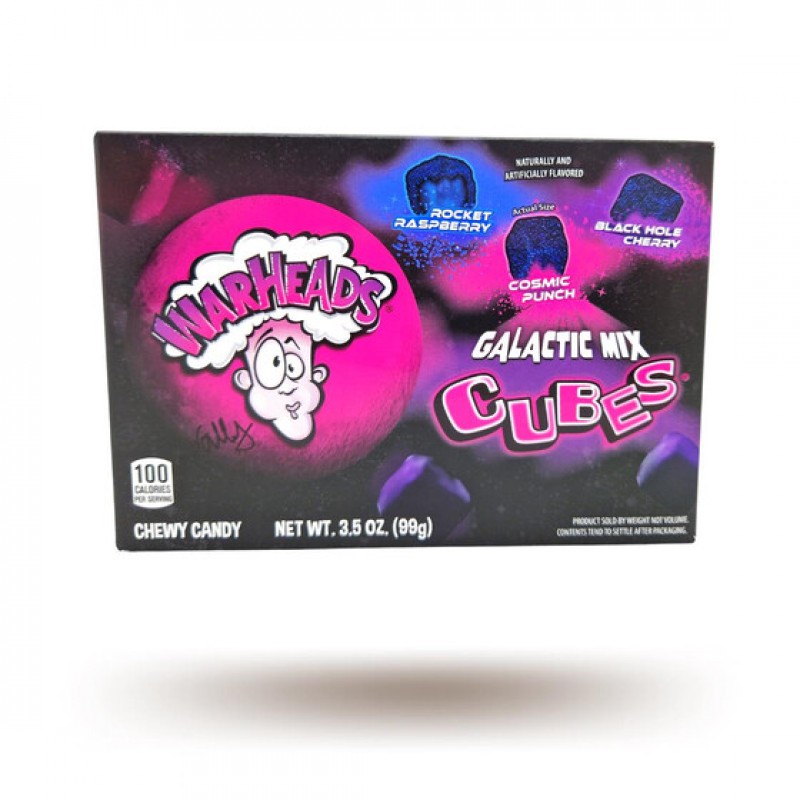 Warheads Galactic Mix Cubes 99g