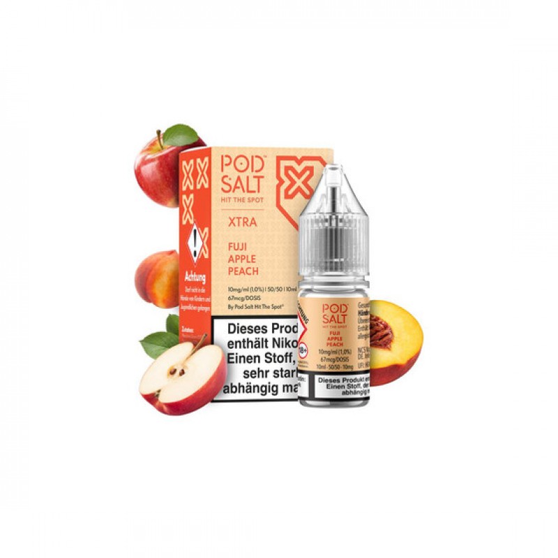 Pod Salt Xtra - Fuji Apple Peach - Nic Salt 10 mg/...