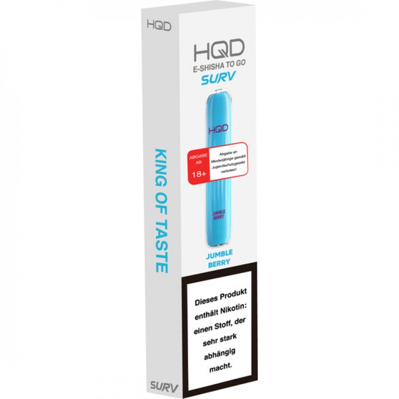 HQD Surv Vape  - 600 Very Berry (Jumble Berry) 18m...