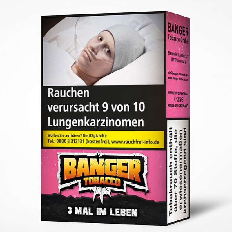 Banger Tobacco - 3 Mal im Leben 25g