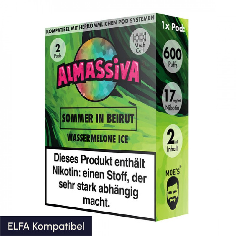 Al Massiva Pod (2er Pack) - Sommer in Beirut 17mg