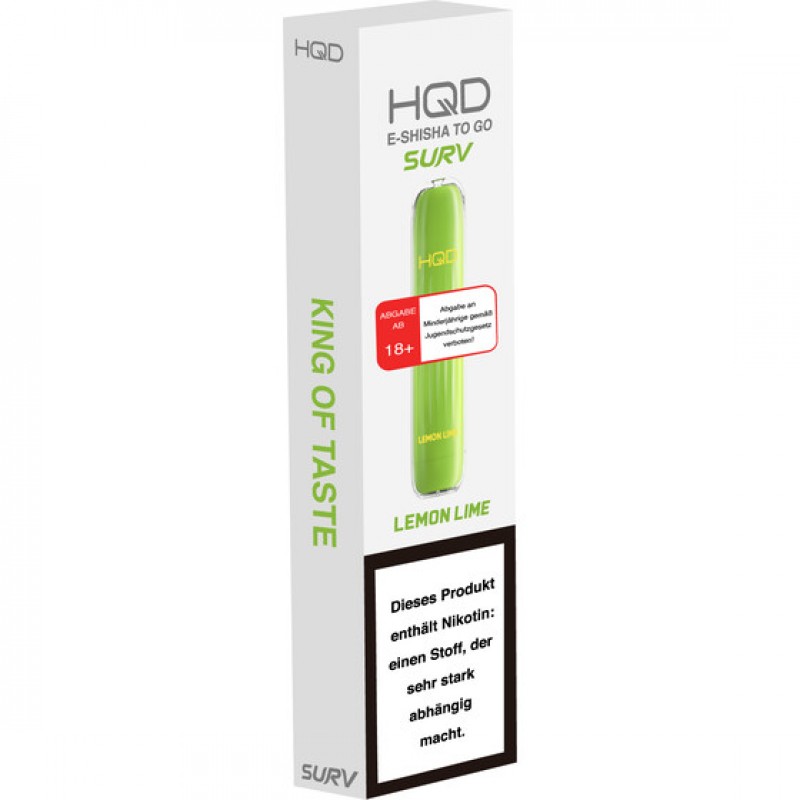 HQD Surv Vape  - 600 Lemon Lime 18mg