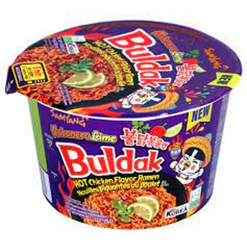 Buldak Ramen Hot Chicken Habanero Lime Big Bowl 11...