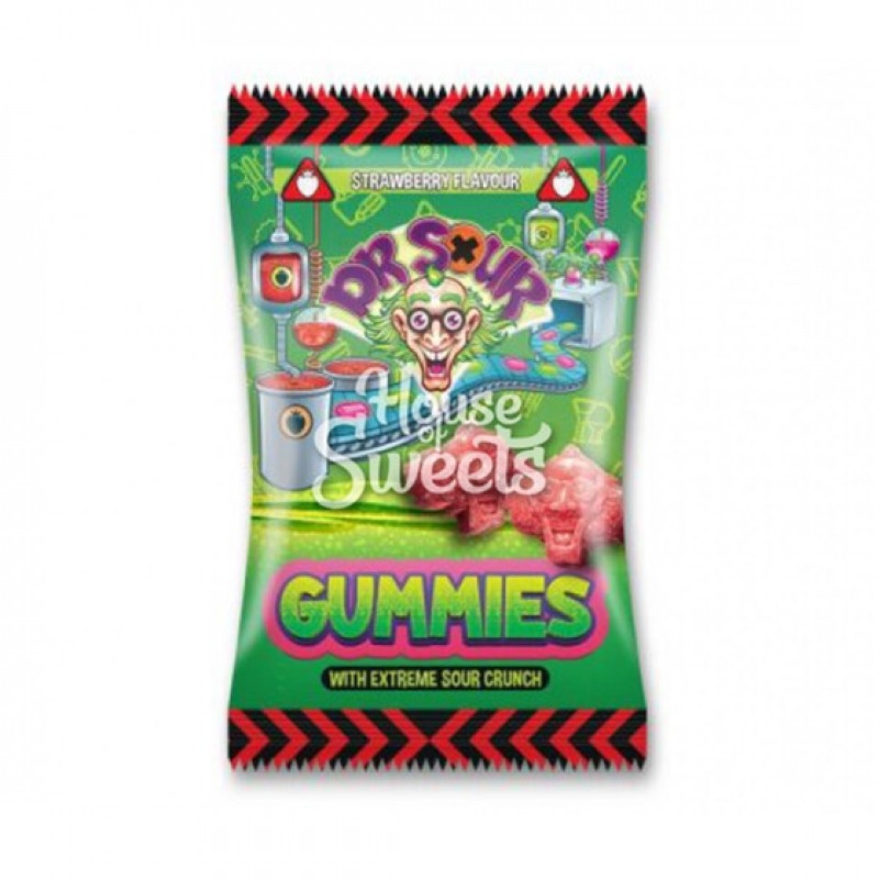 Dr. Sour Gummies Strawberry 200g