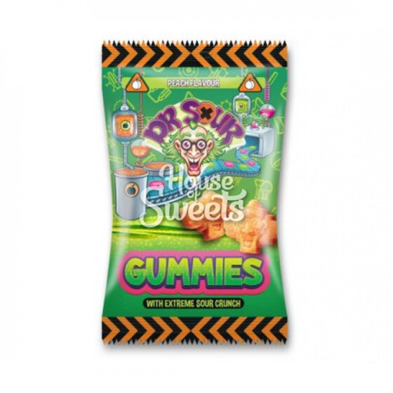 Dr. Sour Gummies Peach 200g