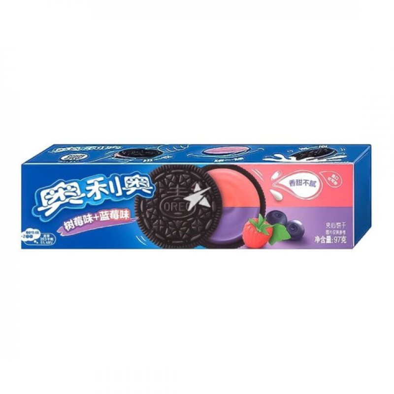 Oreo Sandwich Biscuit Blueberry Raspberry 97g