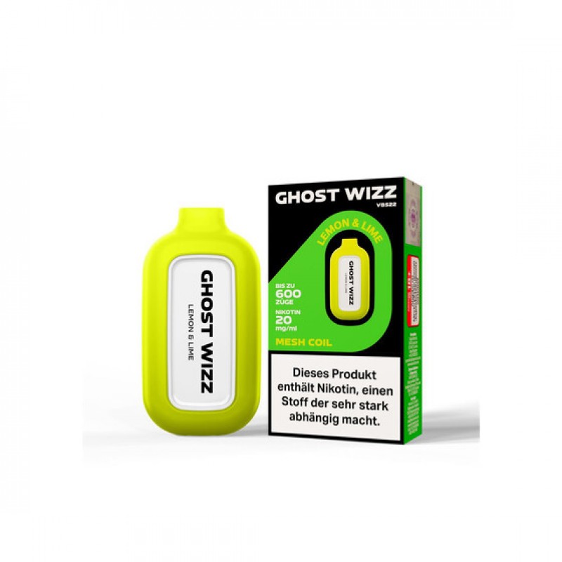 Vapes Bars� Ghost Wizz - Lemon and Lime  20mg/ml