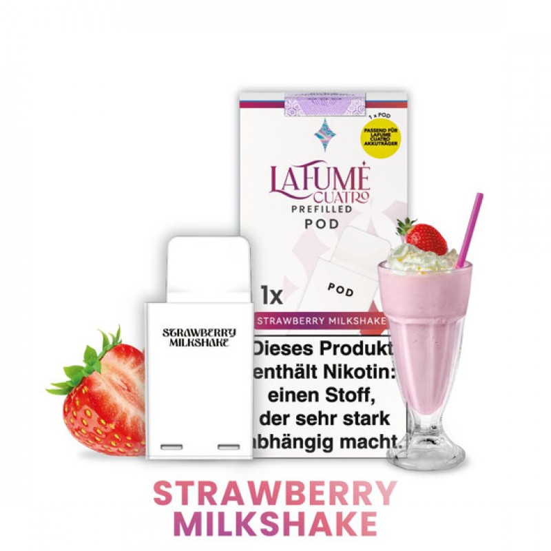 La Fume Cuatro Pod - Strawberry Milkshake 20mg