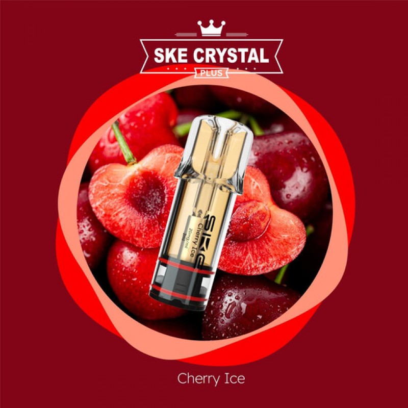 SKE Crystal Plus Pod - Cherry Ice 20mg (2x pro Pac...