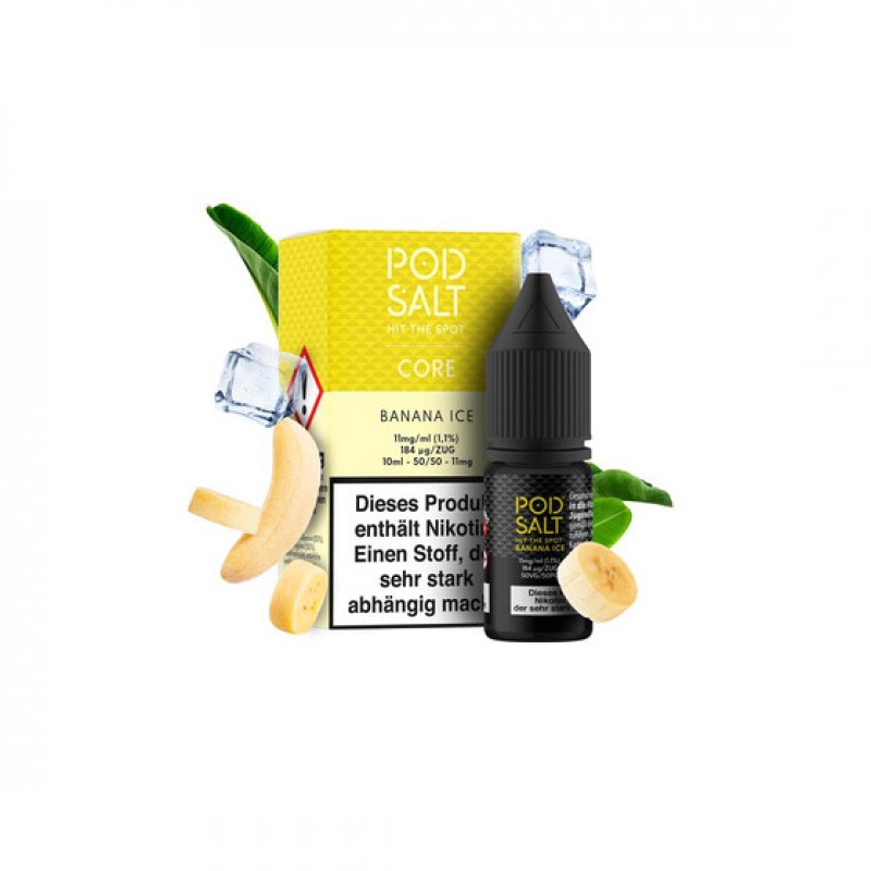 Pod Salt Core - Banana Ice - Nikotinsalz Liquid 11...