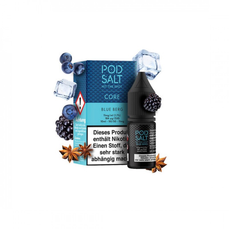 Pod Salt Core - Blue Berg Nikotinsalz Liquid 10ml ...