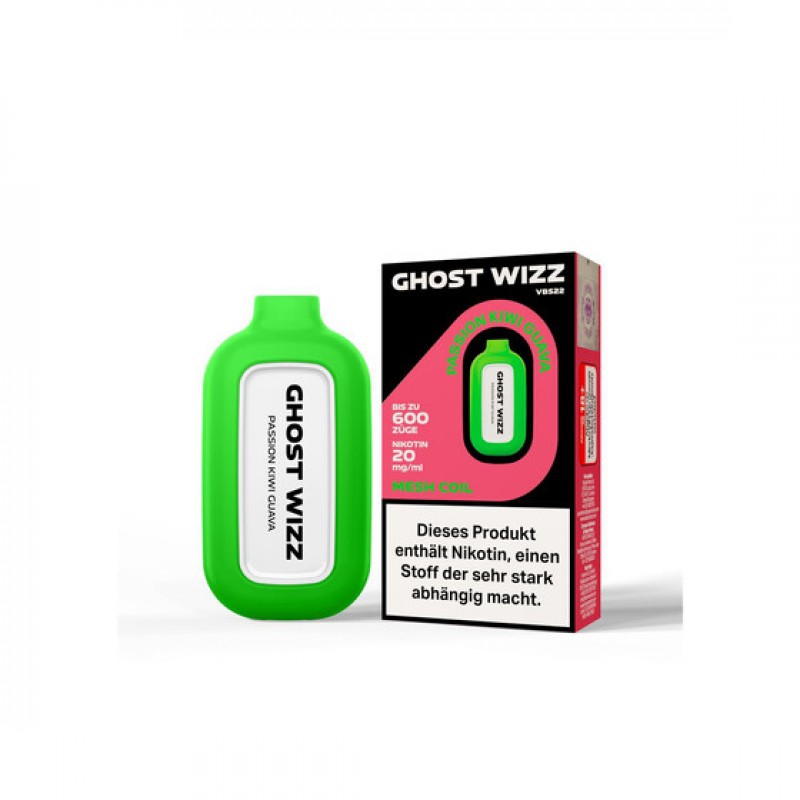 Vapes Bars� Ghost Wizz - Passion Kiwi Quava 20mg...