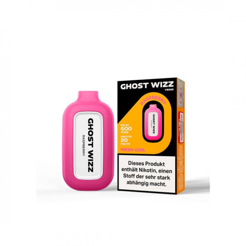 Vapes Bars� Ghost Wizz - Raspberry 20mg/ml