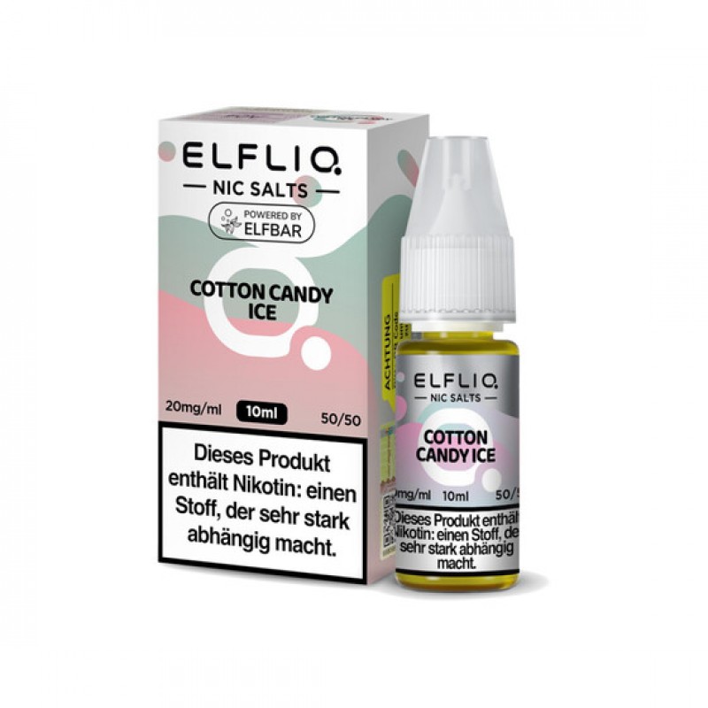 ELFBAR ELFLIQ 10ml - Cotton Candy Ice Nikotinsalz ...