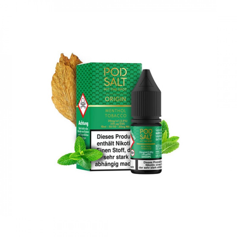 Pod Salt Origin - Menthol Tobacco 10ml - 20mg/ml