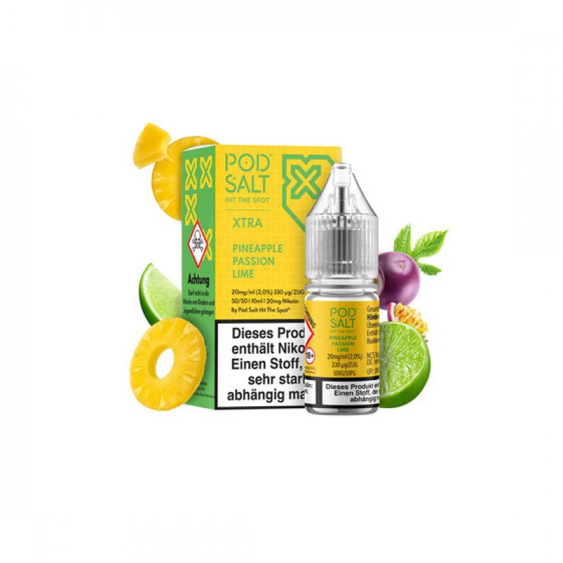 Pod Salt Xtra - Pineapple Passion Lime - Nic Salt ...