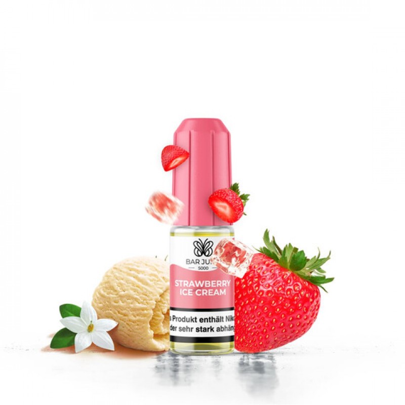 Bar Juice 5000 Liquid - Strawberry Ice Cream 10mg/...