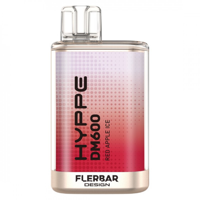 Flerbar Hyppe DM600 20mg - Red Apple Ice