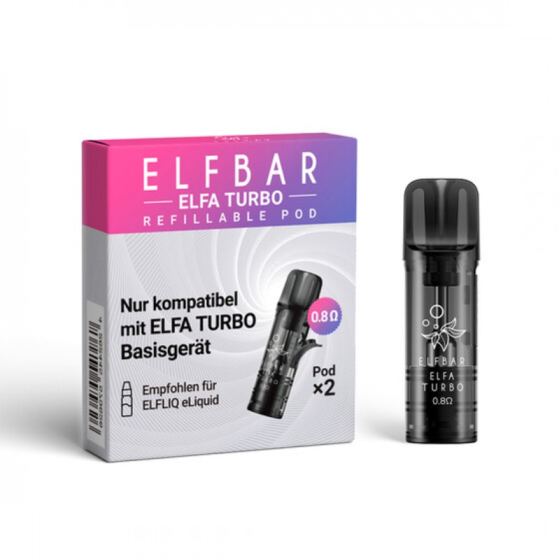 Elfa Turbo Leerpod 0,8 Ohm (2x pro Packung)