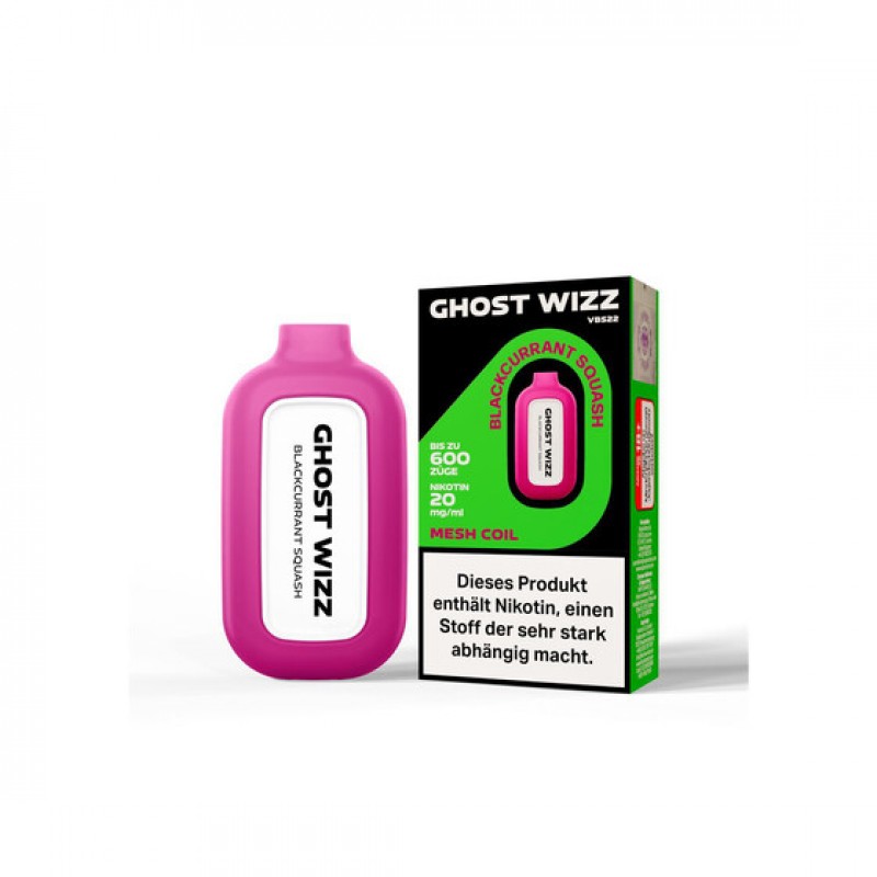 Vapes Bars� Ghost Wizz - Blackcurrant Squash 20m...