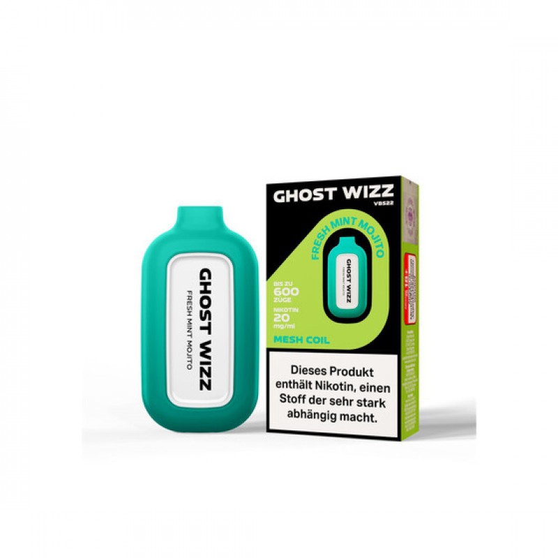 Vapes Bars� Ghost Wizz - Fresh Mint Mojito 20mg/...