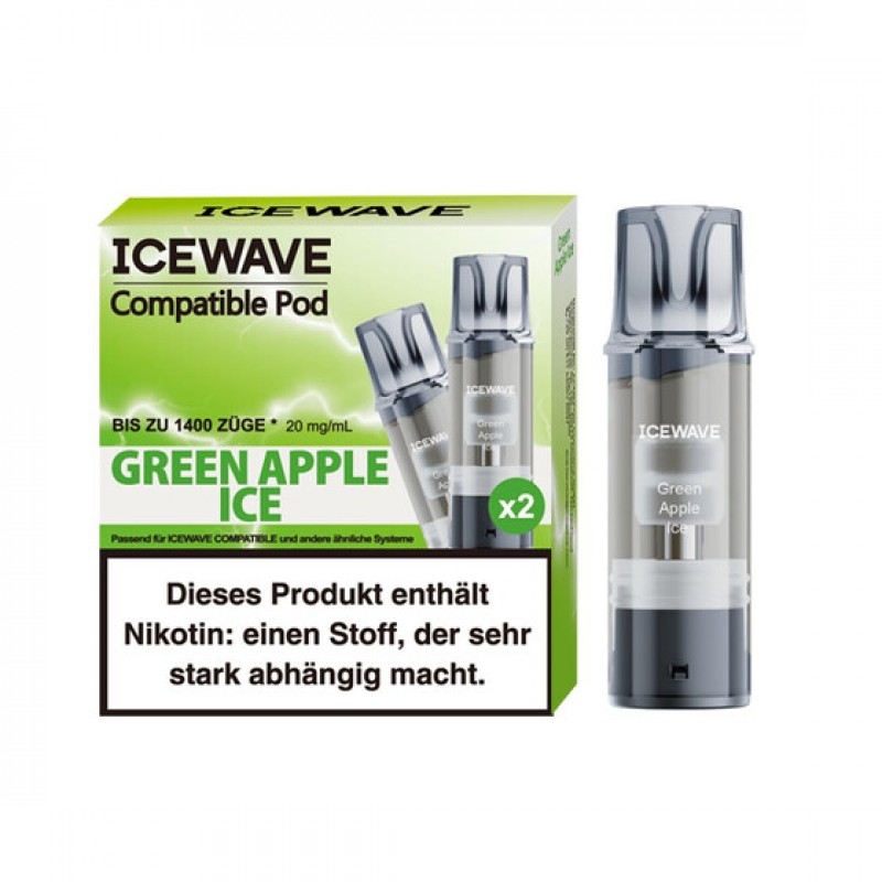 Icewave Pod -  Green Apple Ice (2x pro Packung)