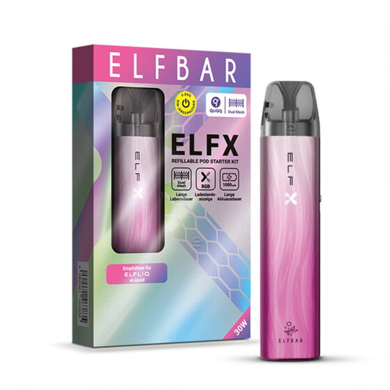 Elfbar ElfX E-Zigarette - Silver Pink