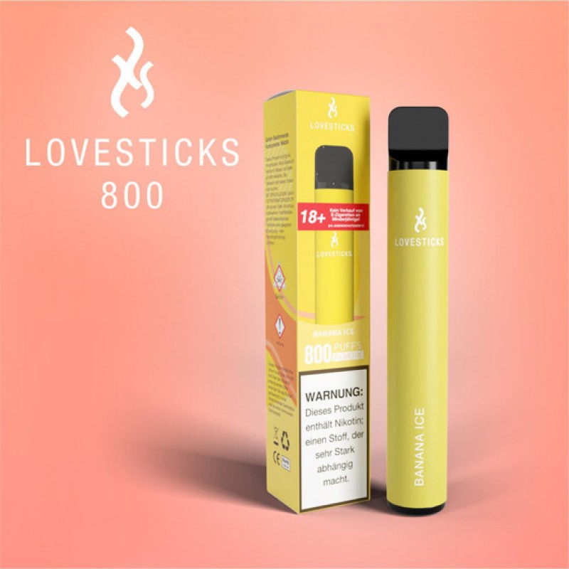 Lovesticks 800 - Banana Ice 20mg/ml