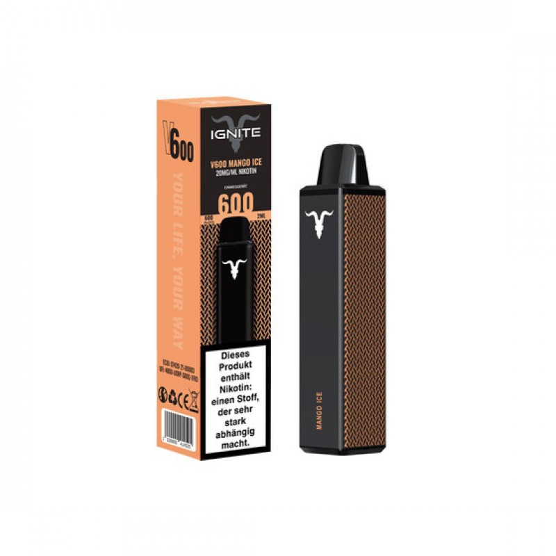 Ignite 600 Vape - Mango Ice 20mg/ml