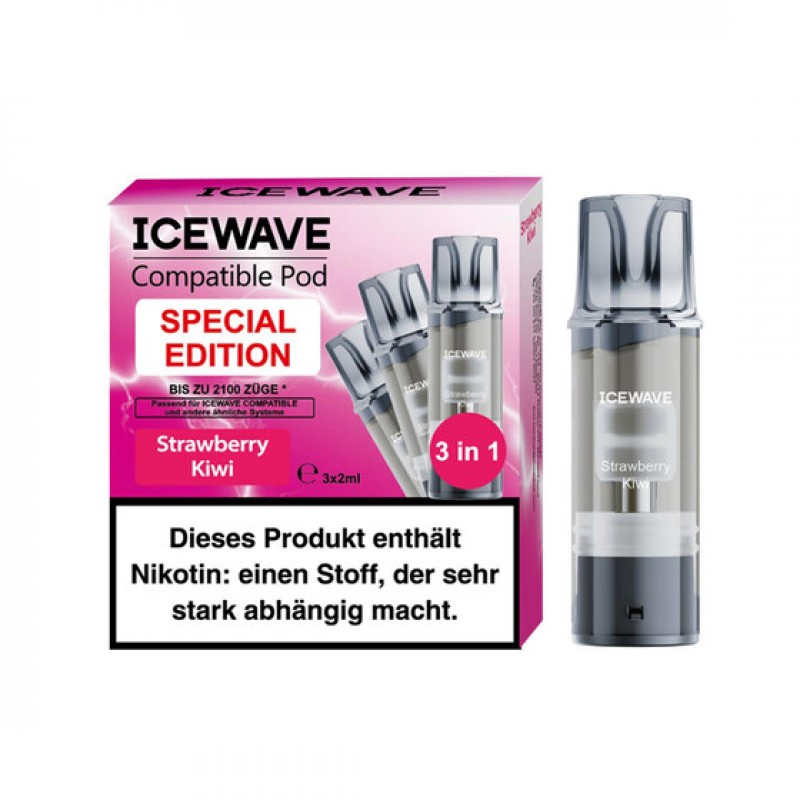 Icewave Pod - Strawberry Kiwi 20mg (3x pro Packung...