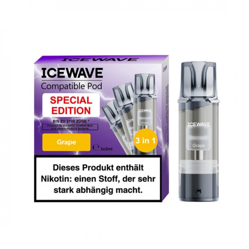 Icewave Pod - Grape 20mg (3x pro Packung)