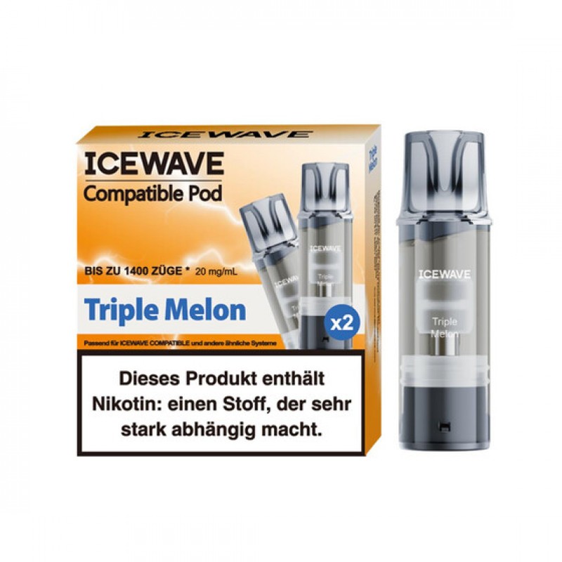 Icewave Pod -  Triple Melon (2x pro Packung)