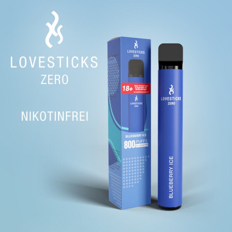 Lovesticks 800 - Blueberry Ice Nikotinfrei