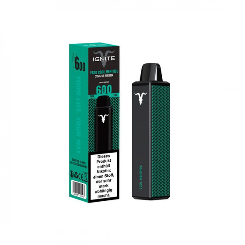 Ignite 600 Vape - Cool Menthol 20mg/ml