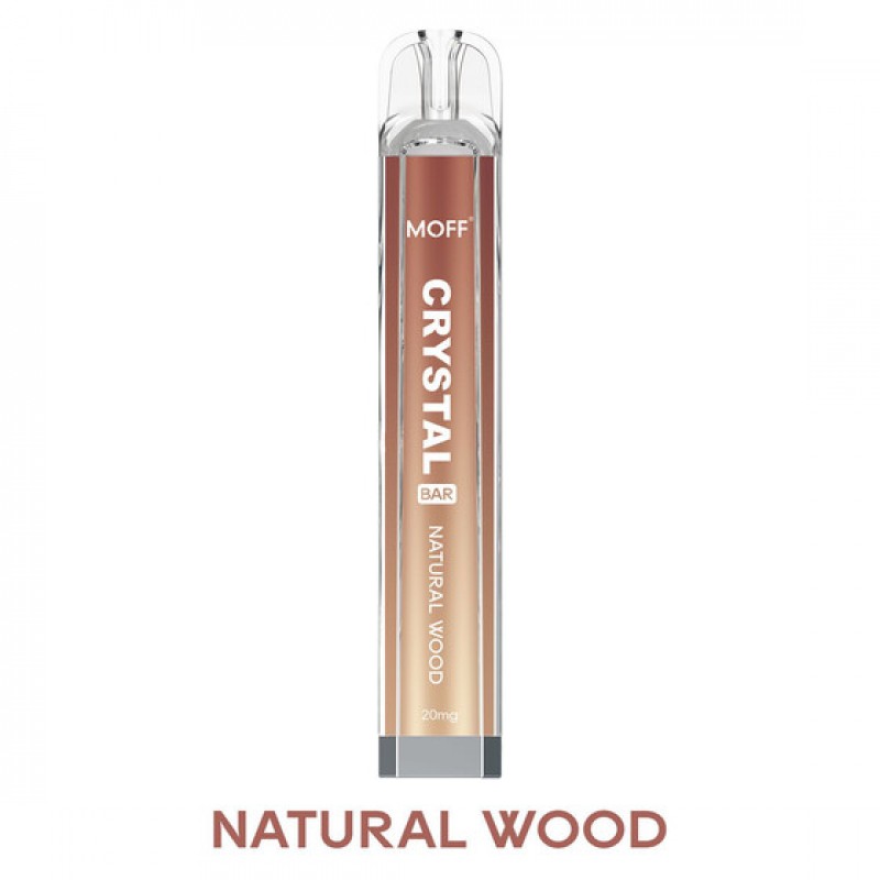 Moff Crystal Bar - Natural Wood 20mg